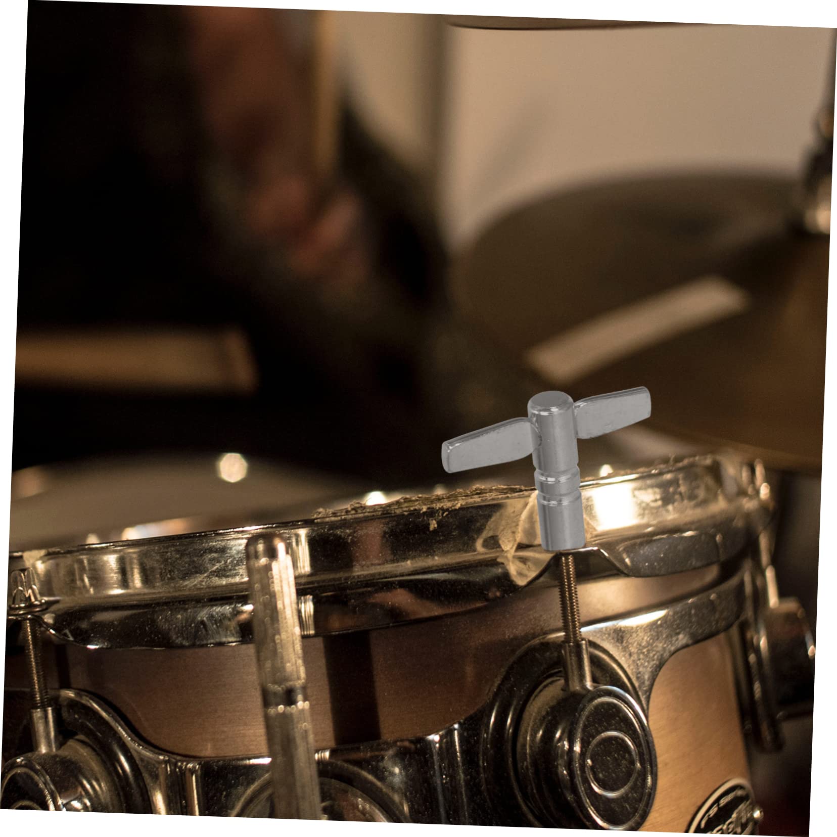 Sosoport Drum Set Keys 3pcs Drum Adjustment Wrench Stainless Steel for Tuning Instrument Parts