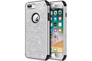 Hython Designed Shockproof Protective Phone Case for iPhone 7 & 8 Plus - Silver