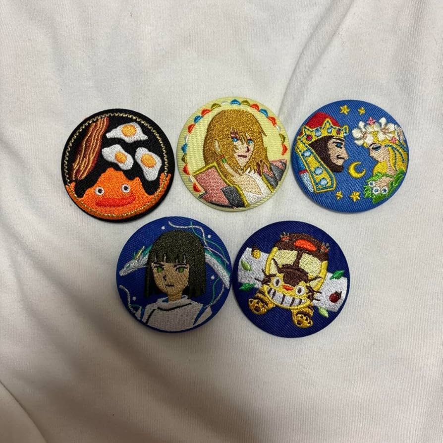 Amazon.co.jp: ハク ハウル カルシファー シークレット 缶バッジ 刺繍 Amazon.co.jp: ハク ハウル カルシファー シークレット 缶バッジ 刺繍