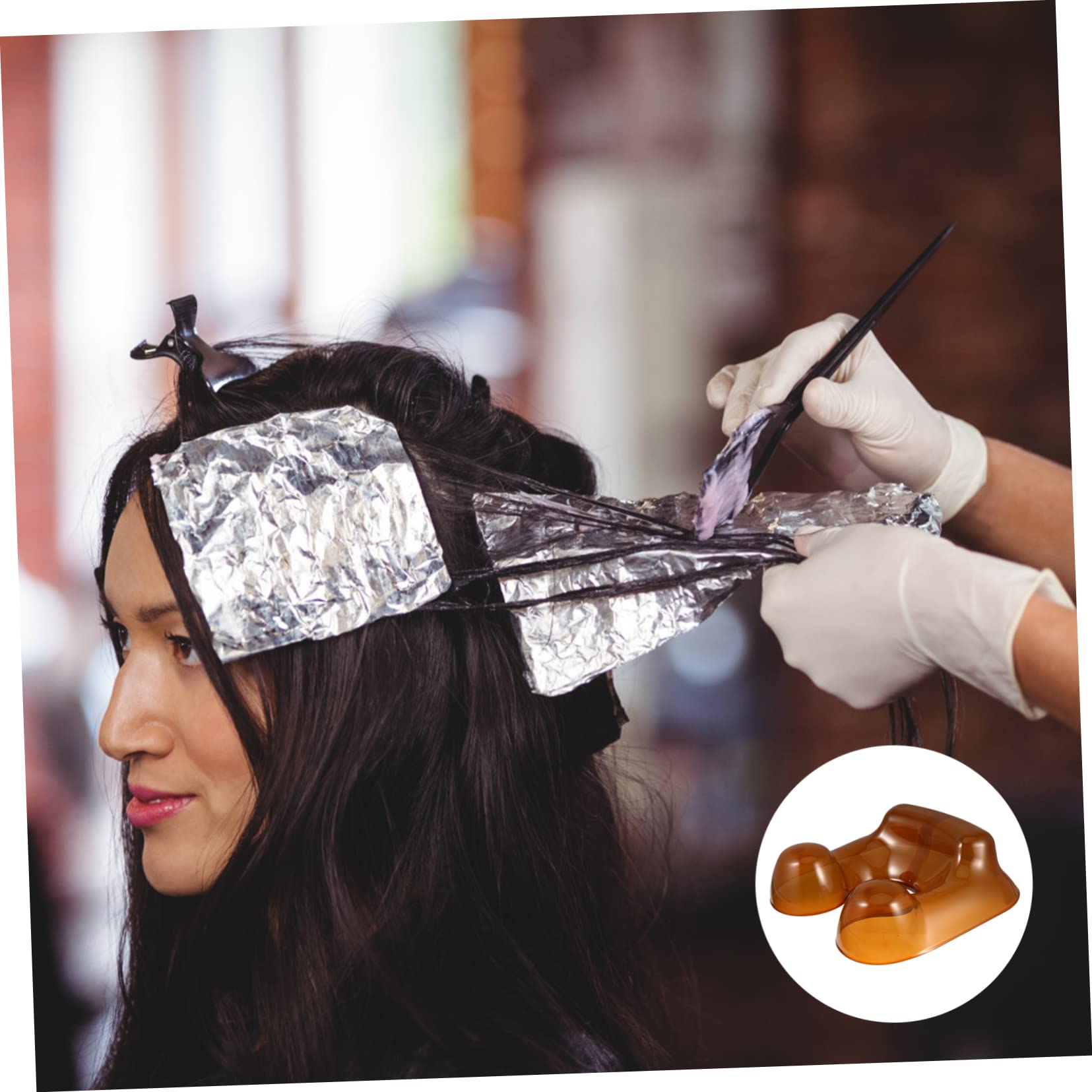 OUNONA Récipient à Shampoing en PVC pour Bac Teinture, Plateau de Lavage Cheveux, Plateau pour Cou de Cheveux, Protège Vêtements