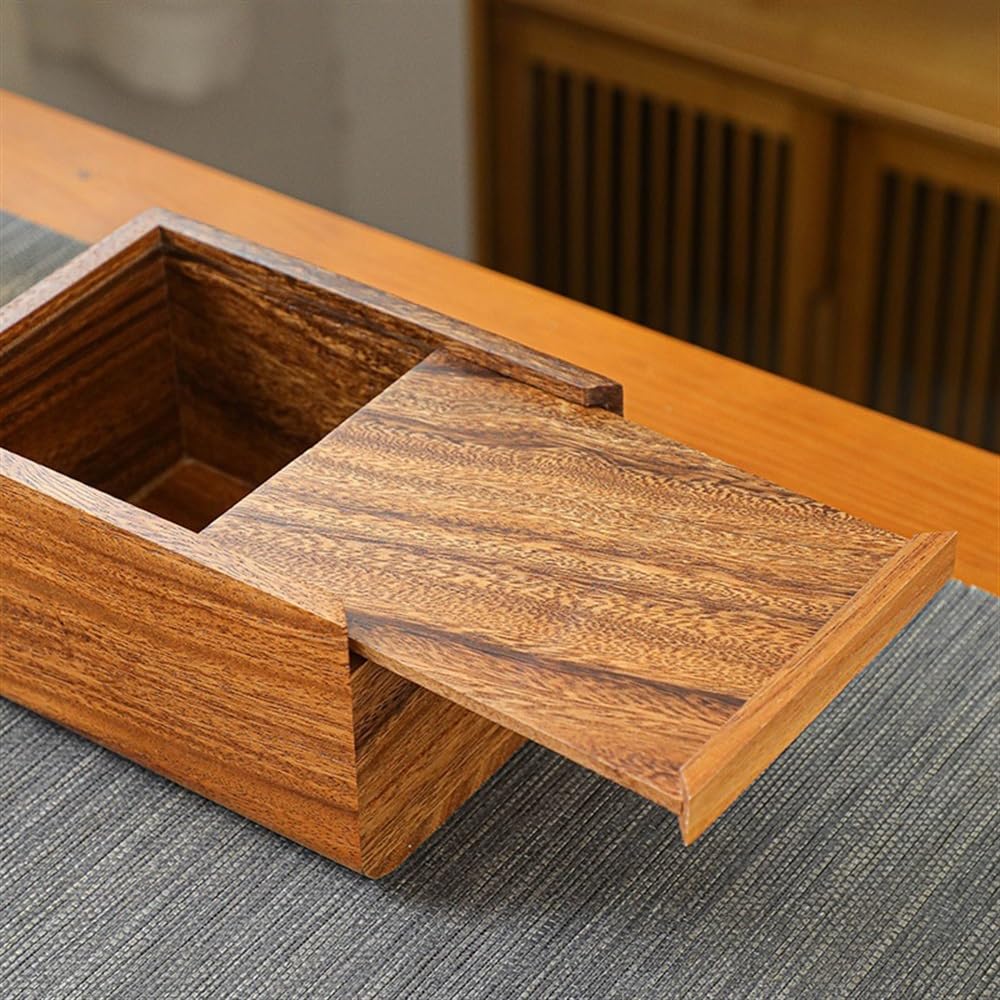 Distributeur de mouchoirs rectangulaire Multifonctionnel en Bois(L)