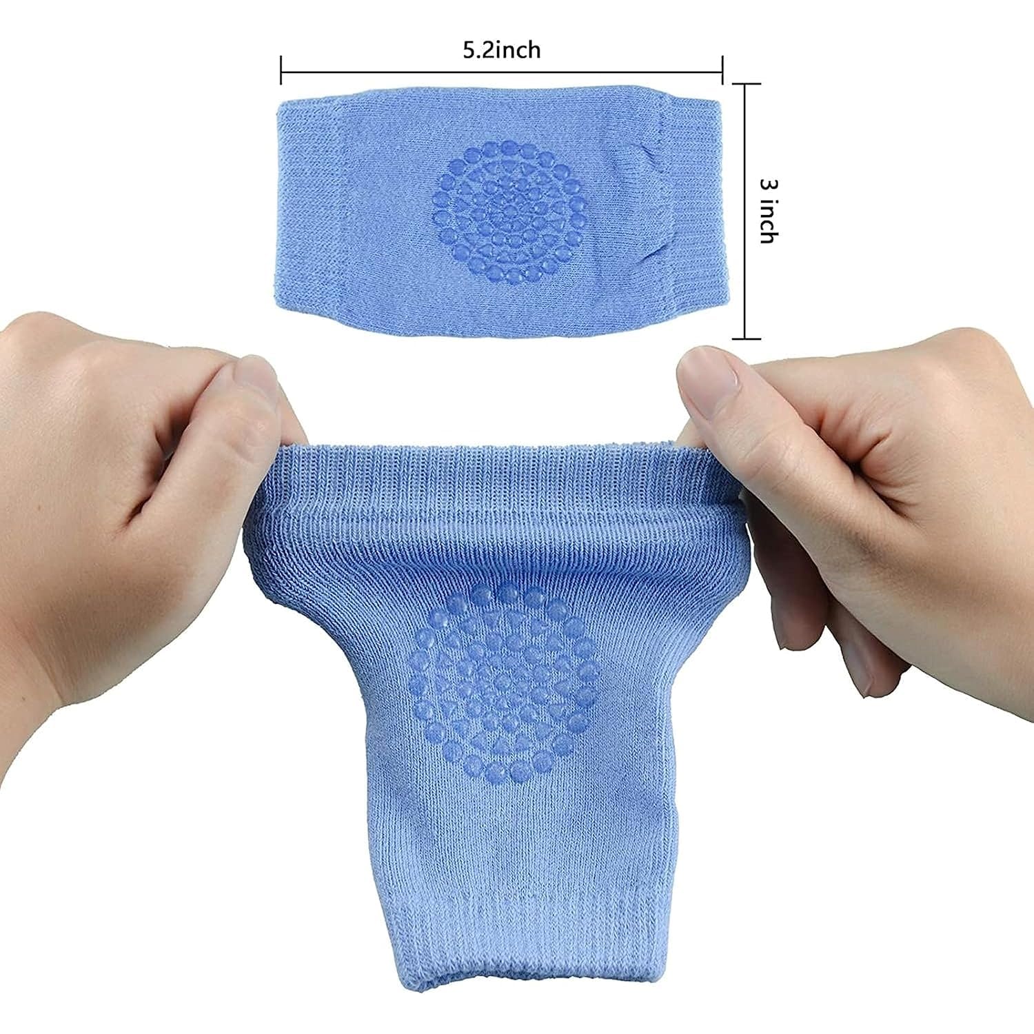 COTSON ;lasting wear in every pair Baby Knee & Elbow Pads β 3 Pairs Crawling Protector Cushions, Soft Safety Pads & Leg Warmers for Infants & Toddlers (Multicolor)