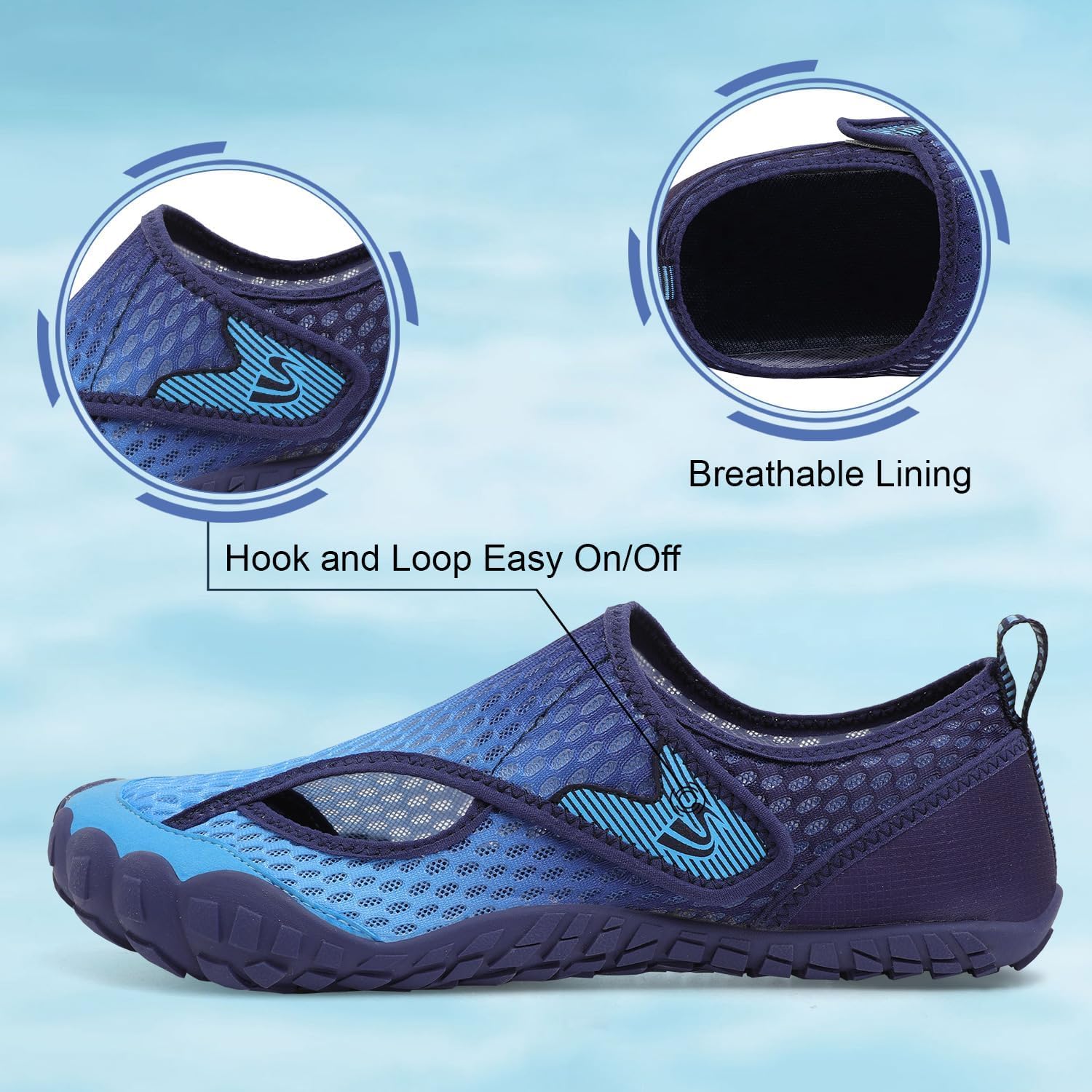 Spesoul Water Shoes for Women Men Quick Dry Aqua Socks for Swim Beach Pool Hiking Training Summer Sandals Outdoor Zero Drop Barefoot Shoes