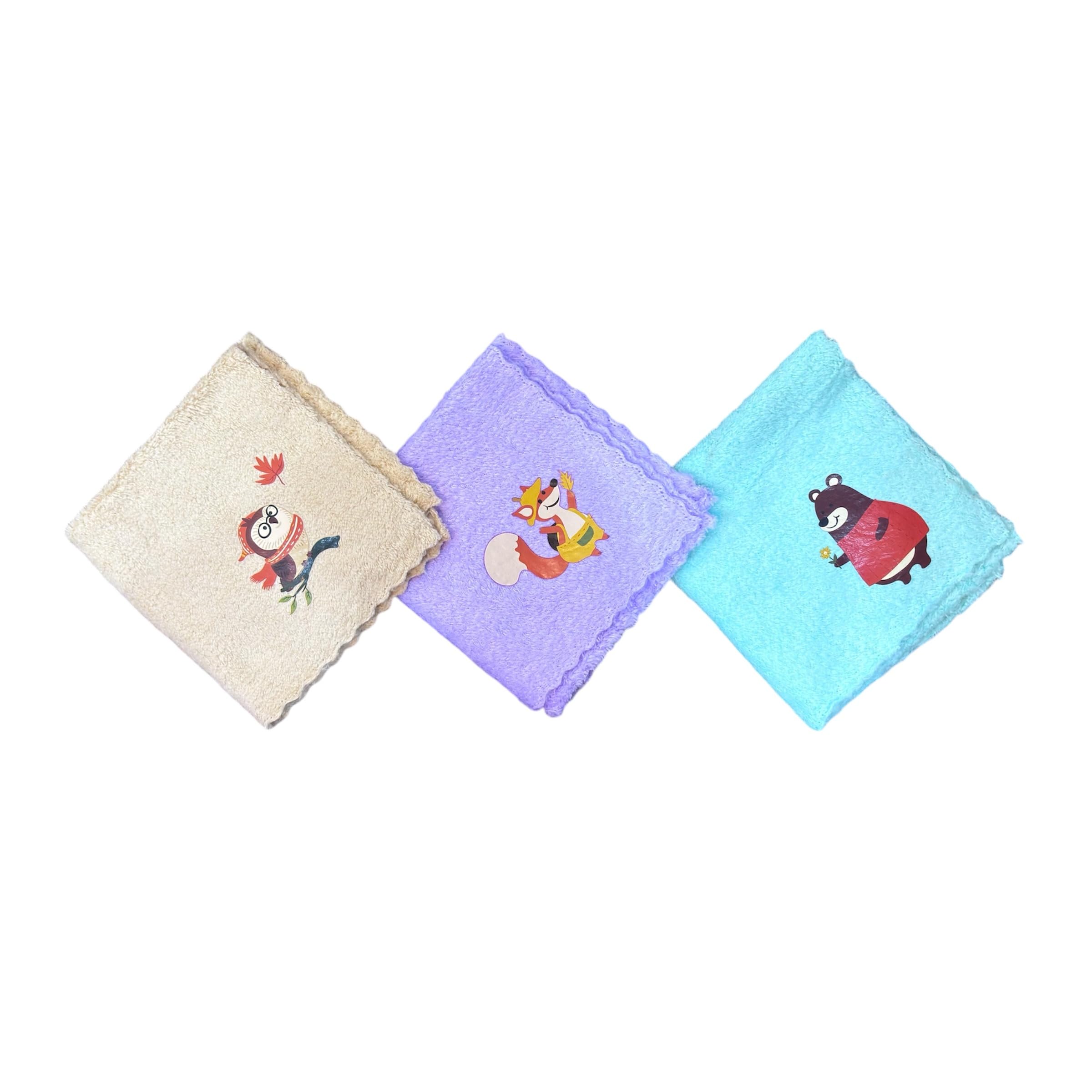 microfiber women's handkerchiefs, solid, extra soft, silky, super absorbent, home face towel/handkerchief/rumal, small size, face towels for women's, kids and newborn babies
