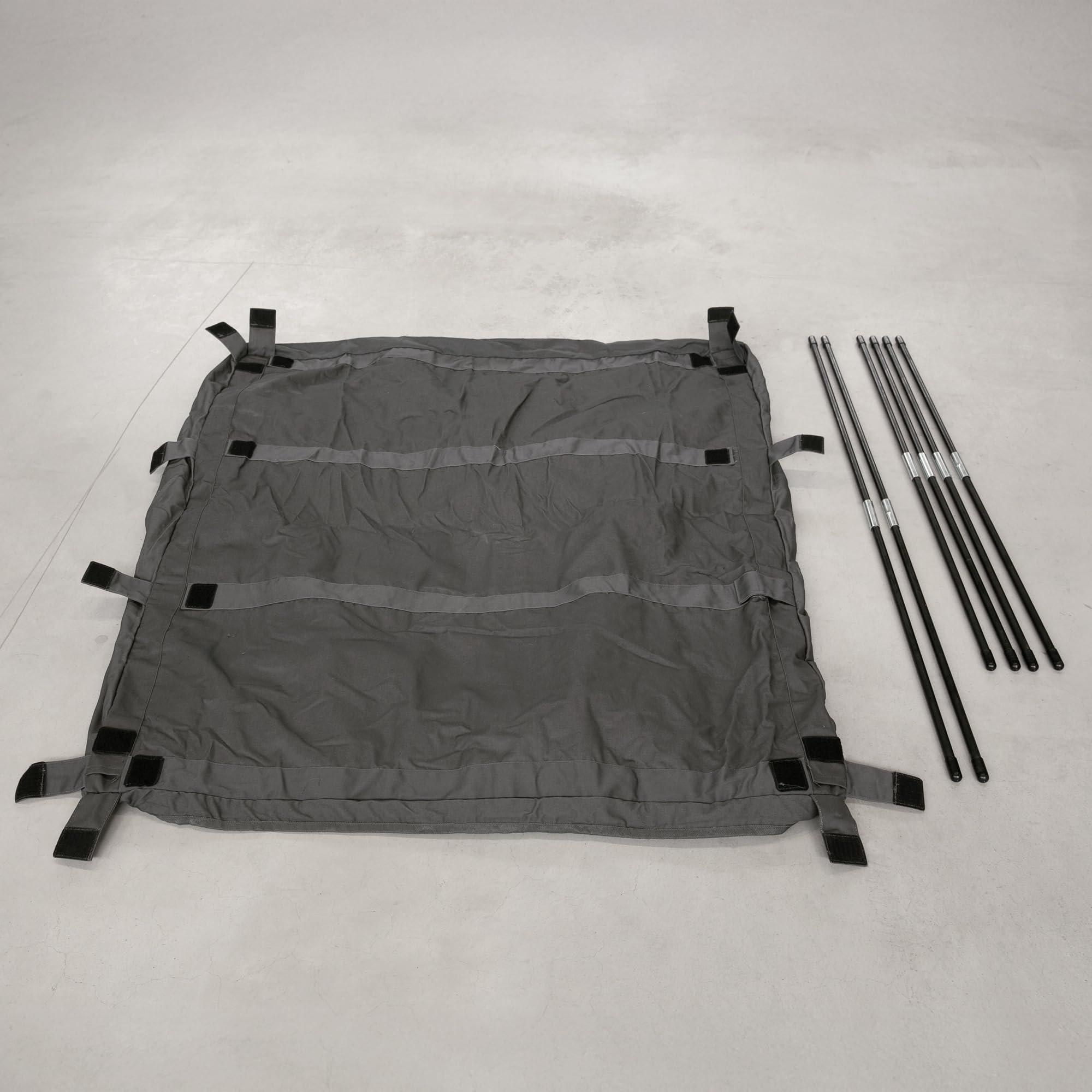 your GEAR Catania - Bolsa de almacenamiento para garaje trasero, 115 x 100 x 50 cm, 2º nivel de carga bajo somier de listones, organizador para autocaravanas y furgonetas, muebles de camping, para