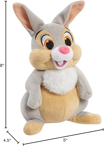 Miniatura 4 de Disney Classic Just Play - Puf coleccionable de 8.75 pulgadas, pulgar, conejo, felpa súper suave, juguetes para niños de 2 años en adelante