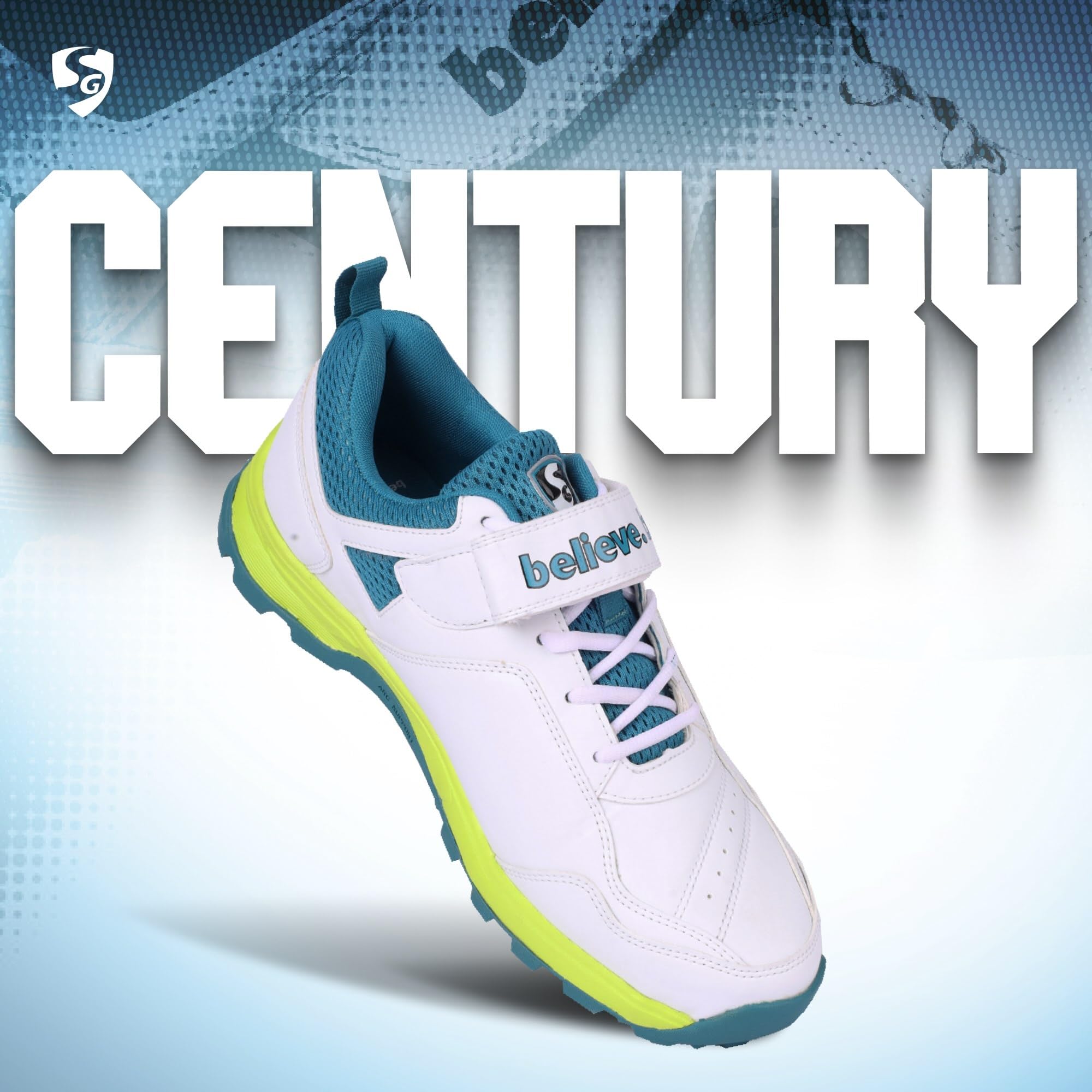 SG Century 6.0 Zapatillas de Cricket, diseñadas para elevar tu Juego a Nuevas Alturas, Potencia, precisión y Comodidad