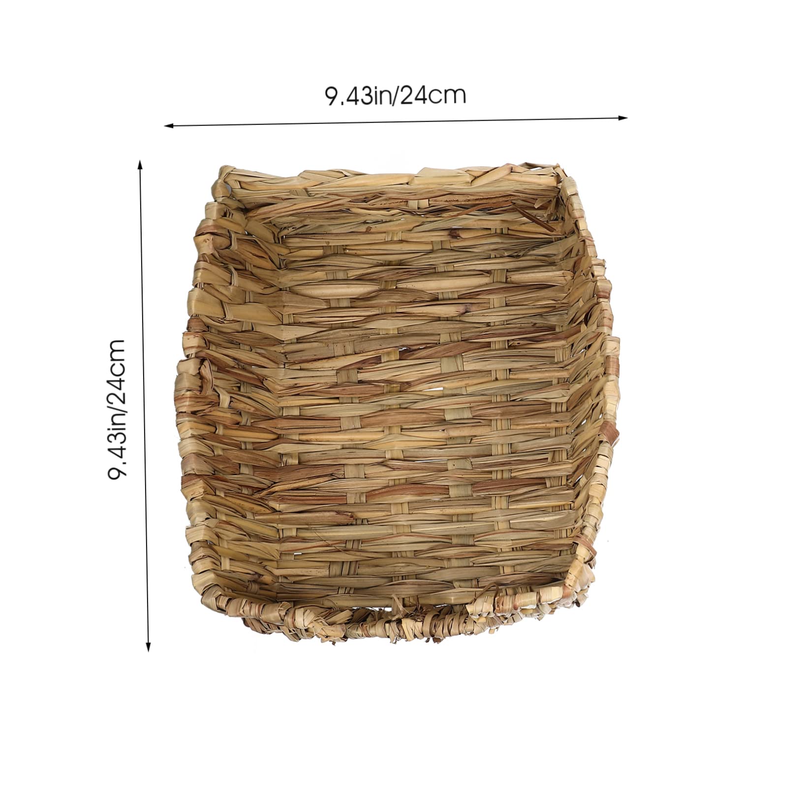 Happyyami 1juego Juguetes Masticables para Conejos y Roedores Cama De Tejida Incluye Cama Mazorcas Zanahoria para Hámsters y Cobayas
