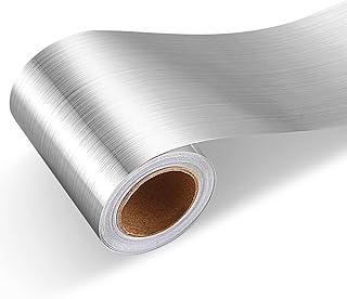 3in X 50ft Stainless Steel Mirror Frame Border Peel and Stick Brushed Me...
