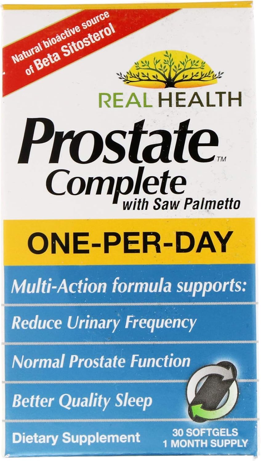 Prostate Complete, 30 Softgels by Real Health (Pack of 3)