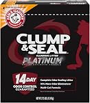 Arm & Hammer L'avertisseur de chat en platine, 2x Contrôle de l'odeur plus long, Argile multi-cat, Ultime 14-Day Freshness, Éliminateurs d'Oduor Extra, Nettoyant sans effort, Sans poussière, Accumulation de poids lourd, 8.16kg | Contrôle de l'odeur 24/7, Freshness triple action, Non-stick,