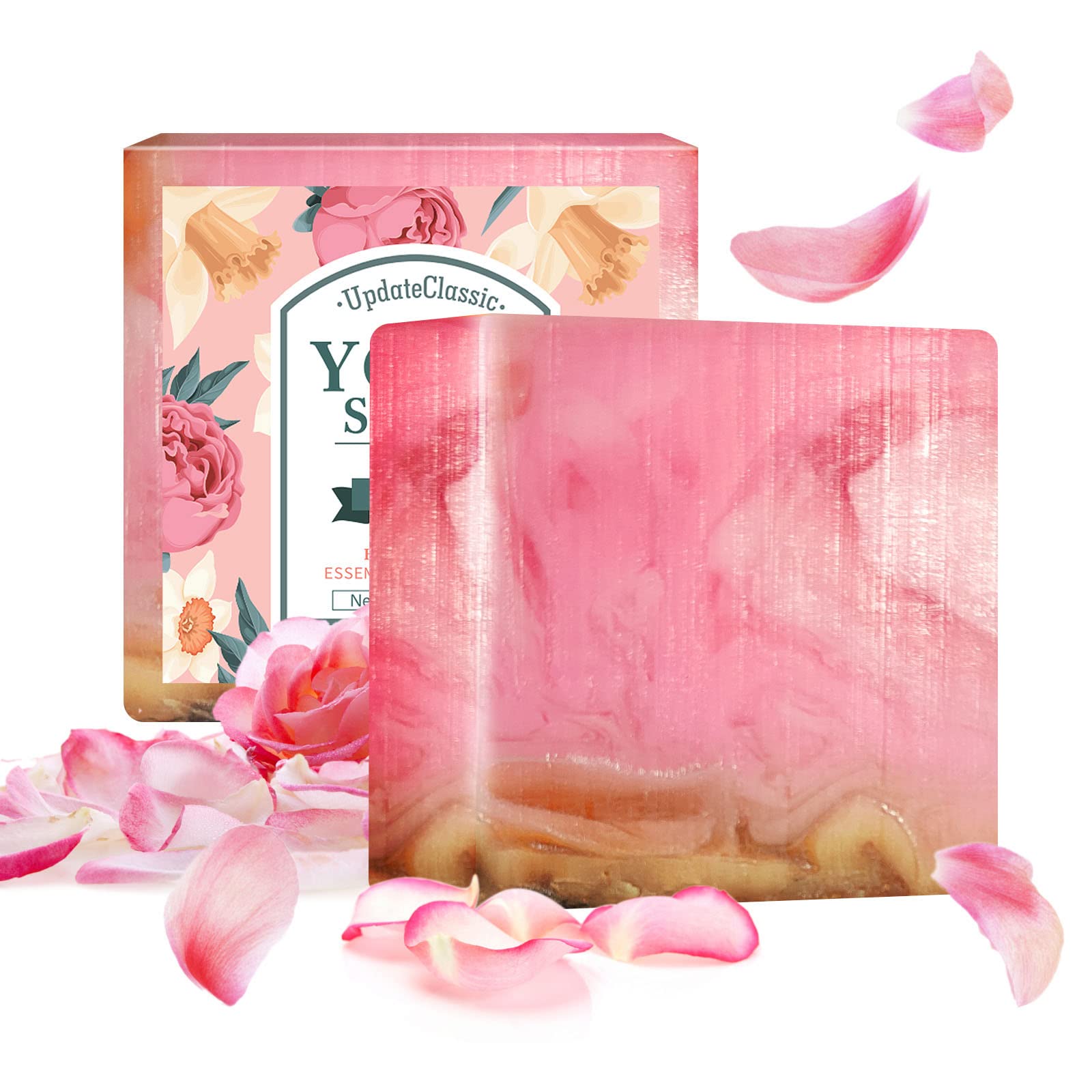 Buy Yoni Soap, Feminine Wash Bar Soap for Women PH Balance with Rose