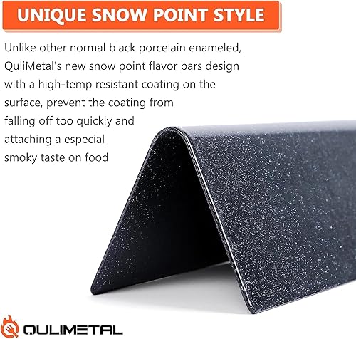 Miniatura 68 de QuliMetal 66033 Barras aromatizantes para Weber Genesis II E-410/E-415/E-435, piezas de parrilla para parrillas de gas Weber GS4 Genesis II LX serie