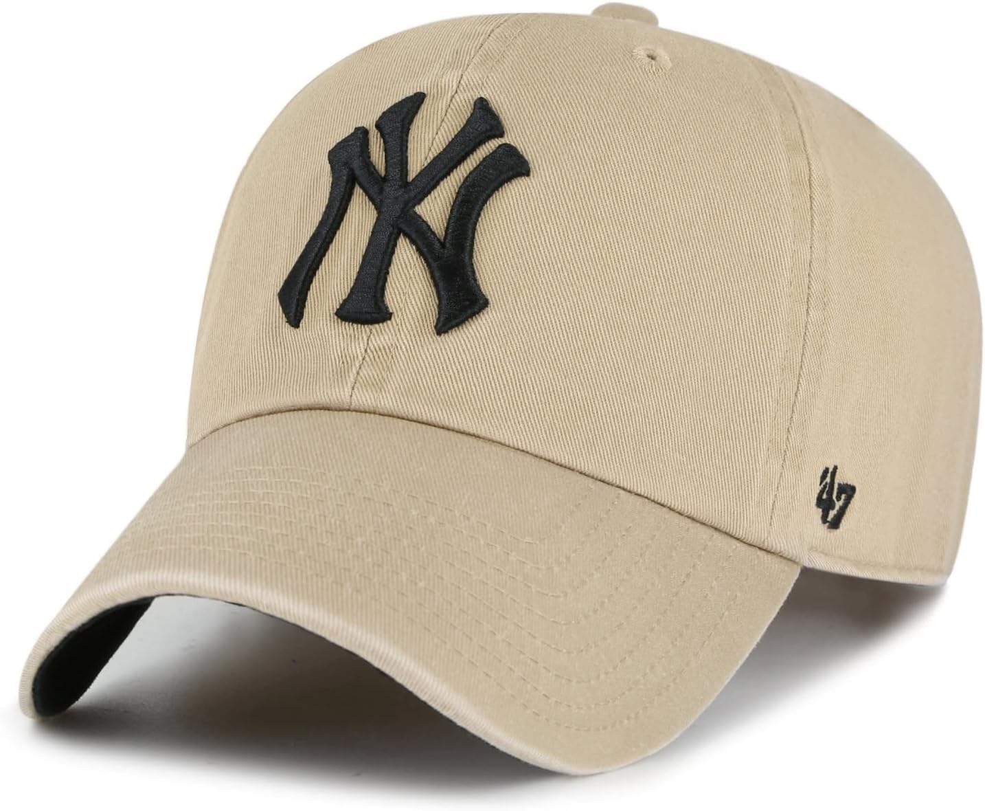 '47 Brand Ballpark Gorra Clean Up New York Yankees Caqui