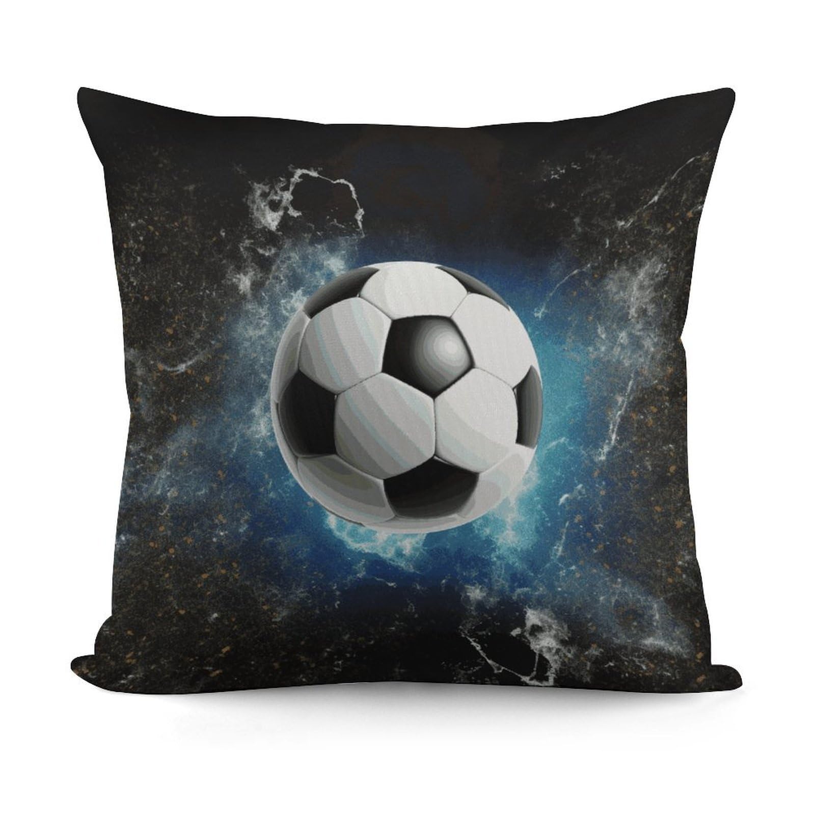 Adfgyerh Style Soccer Sport Decorative Pillow Covers, Throw Pillow Covers Soft For All Seasons, Pillowcases For Couch Living Room Sofa Bedroom 18X18 Inch