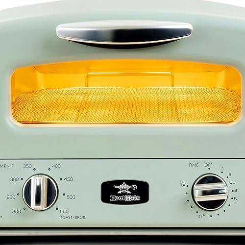 Miniatura 9 de Tostadora desplegable con tecnología de calefacción de grafito con 7 ajustes de calor, 3 funciones de tostado y modo único de bagel, verde oliva