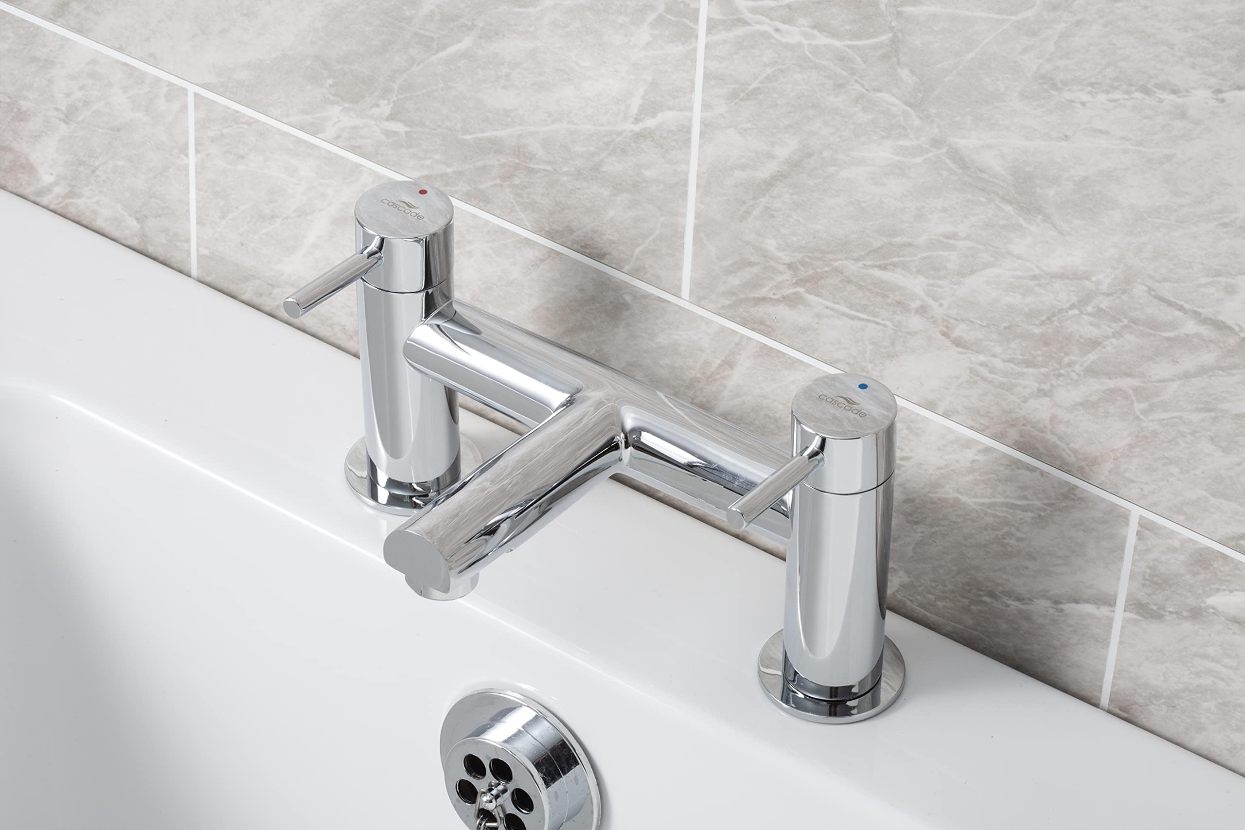 Cascade 003.26.3 Sphere Bath Filler, Chrome