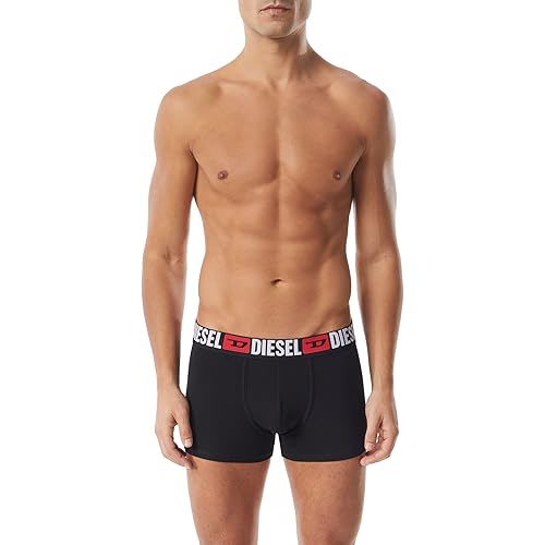 Diesel Men's 3 Pack Damien Trunks, Black