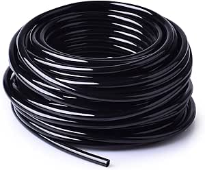 MIXC 1/4 Inch Blank Distribution Tubing Drip Irrigation Hose, 50ft Roll