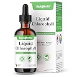 LIQUIDHEALTH Liquid Chlorophyll Drops - Internal Deodorizer, Liver Detox, Immune Support, Promote Collagen for Hair & Skin, Stop Bad Breath, Reduce Appetite - Made in The USA, Vegan, Non-GMO (2 oz)