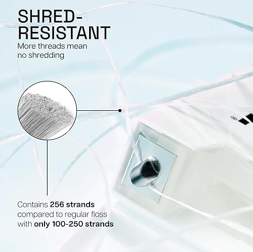 Miniatura 3 de Reach Paquete de hilo dental encerado  Eliminación eficaz de placa, superficie de limpieza extra ancha  Resistencia a la trituración y tensión, se