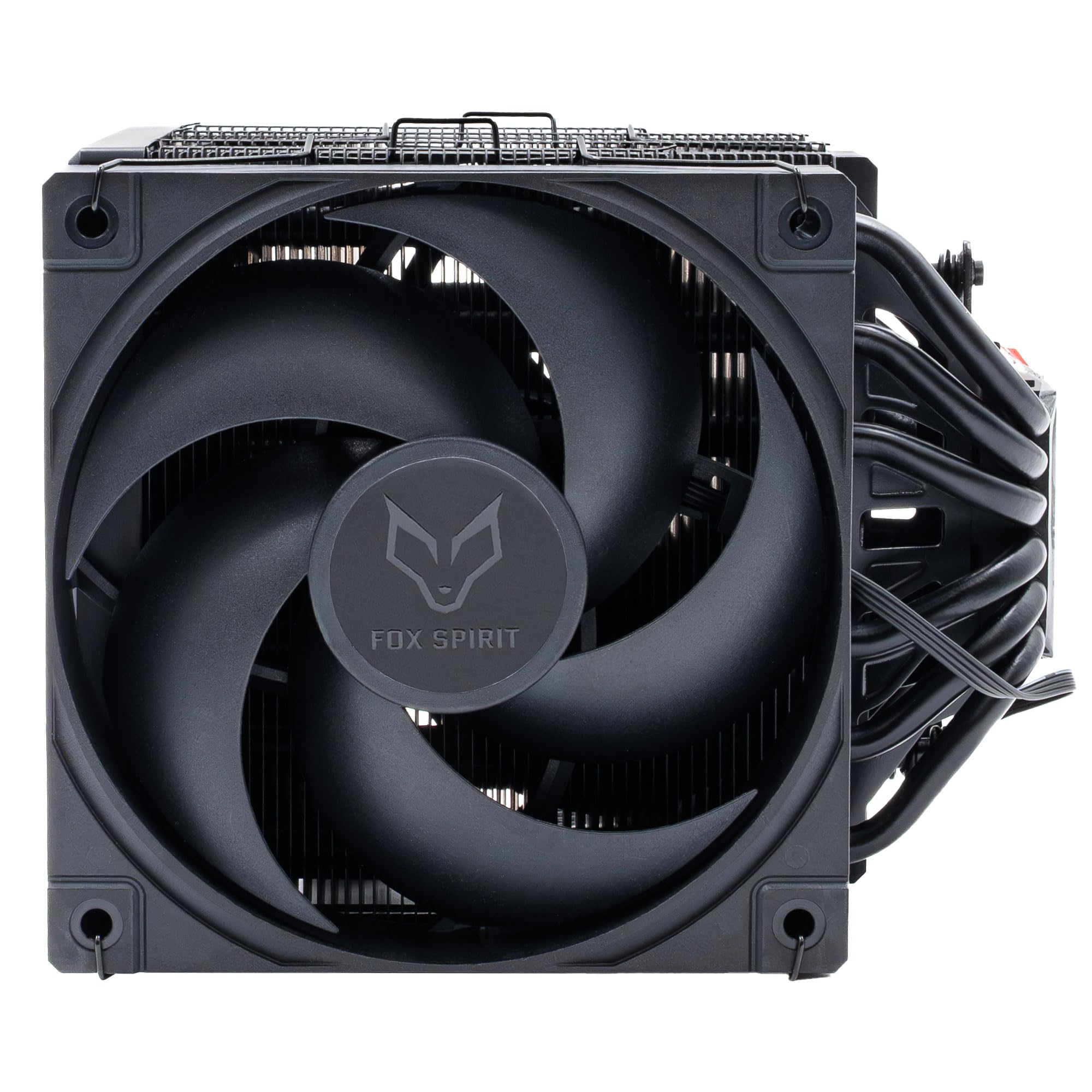 Fox Spirit ZT120 - Ventilateur processeur - 2x120 mm - 600 à 2100 RPM - Structure métallique anti-déformation - Silencieux - Compatible Intel LGA 115X/1200/1700/1851- AMD AM4/AM5