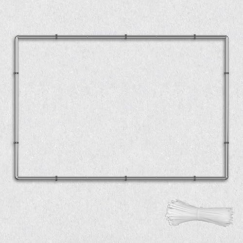 E&K Marco de póster para montaje en pared, marco de exhibición de cartelera publicitaria, marco de pared de acero inoxidable para almacén de