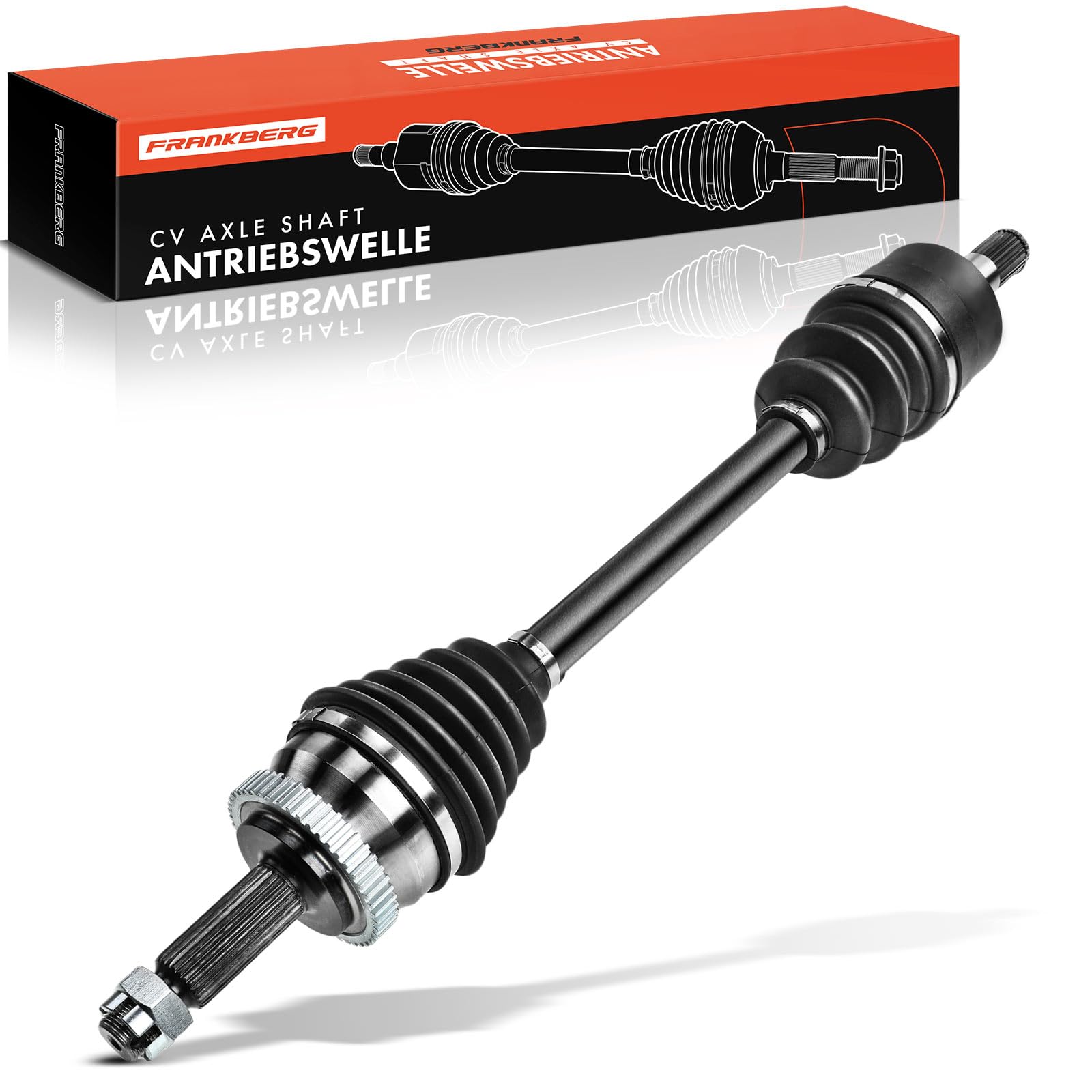 Frankberg Antriebswelle Achswelle mit ABS Ring Vorderachse Links Kompatibel mit Tucson JM 2.0L 2.7L 2004-2022 Sportage JE KM 2.0L 2.7L 2004-2013 Replace# 495012E400
