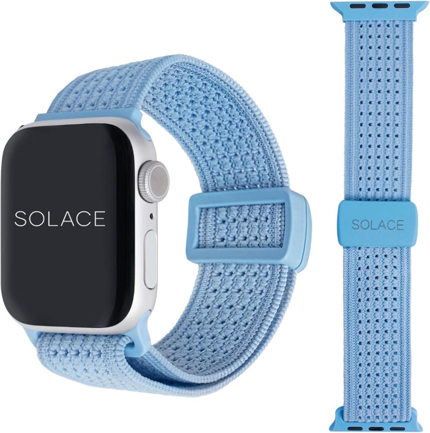 Solace Sport Adapt Bands - Apple Watch Bands, Breathable Nylon with Magnetic Clasp, Unisex Smart Watch Band, Apple Watch Strap