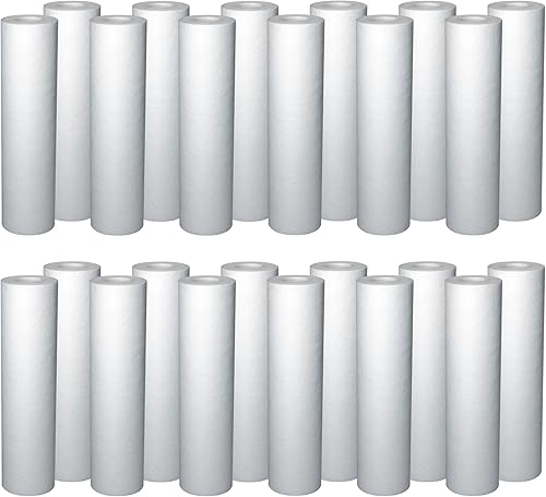 Pentair Pentek P25 Filtro de agua de sedimentos, 10 pulgadas, cartucho de repuesto de polipropileno hilado debajo del fregadero, 10 x 2.5 pulgadas,