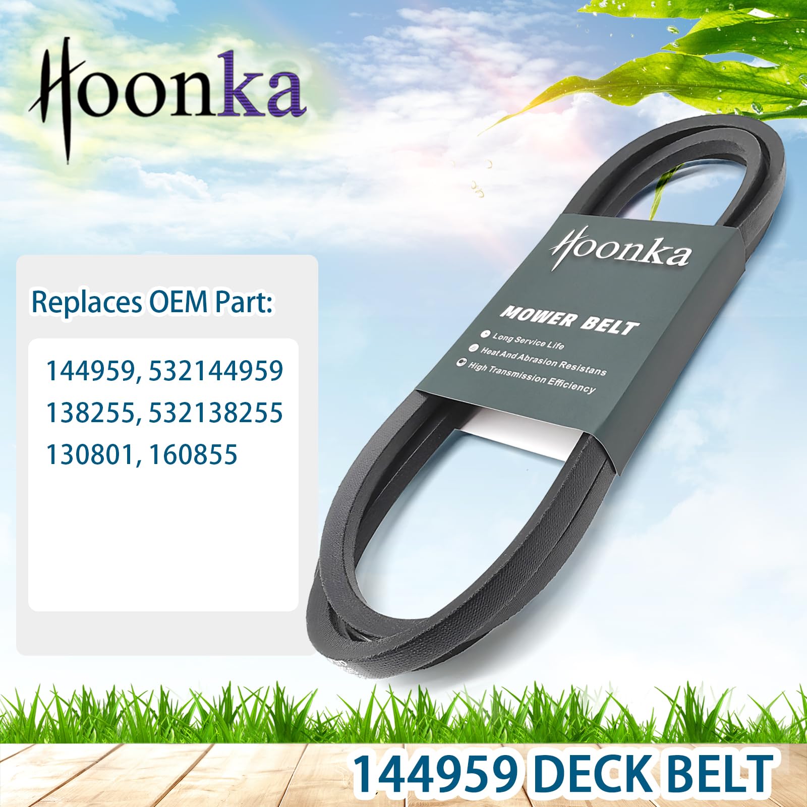 Amazon.co.jp: HOONKA 144959 デッキベルト (1/2インチ x 95インチ