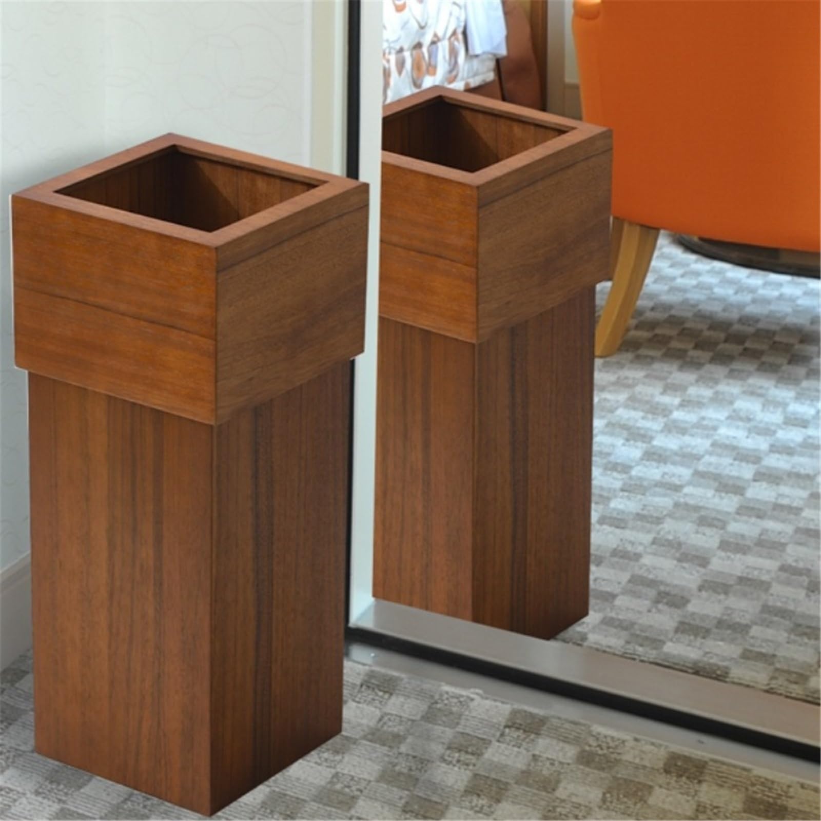 Pattumiera da Bagno Cestino Decorativo Quadrato, pattumiera for Accessori for la casa, Cucina e Il Bagno