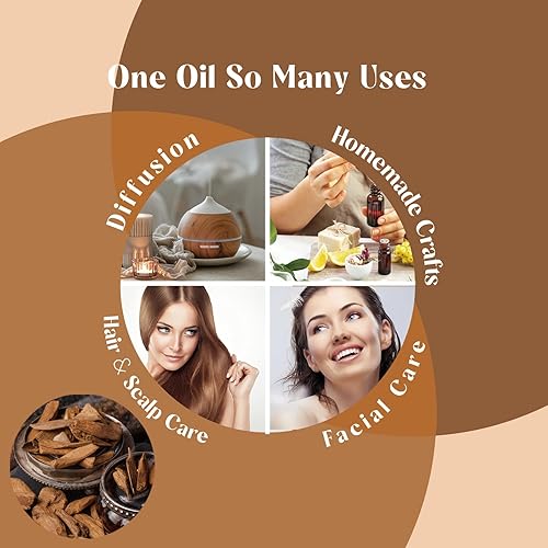 Miniatura 5 de Aceite esencial de madera de agar, aceite esencial orgánico puro y natural para difusor de meditación y fabricación de cosméticos de bricolaje, 4