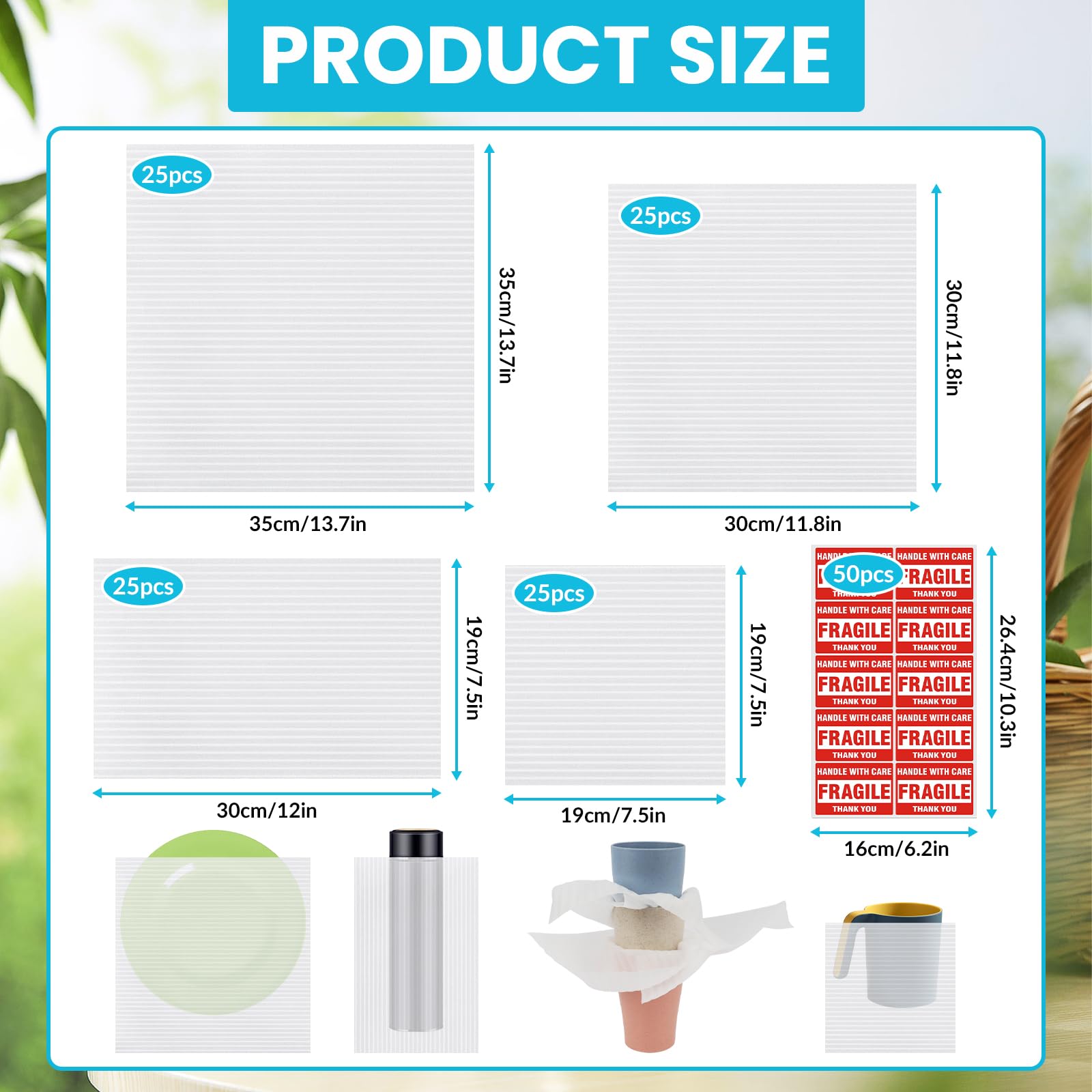 50 Pezzi Sacchetti Di Imballaggio Autosigillanti Buste A Bolle - Foto 9