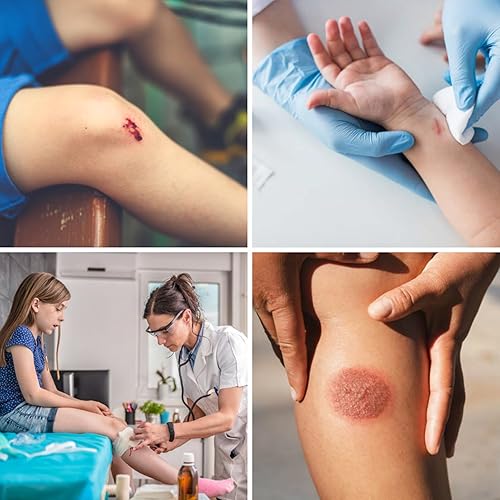 Miniatura 7 de Dealmed Esponjas quirúrgicas de 4 x 4 pulgadas, 12 capas, almohadillas de gasa tejidas absorbentes, no estériles para el cuidado de heridas para kit