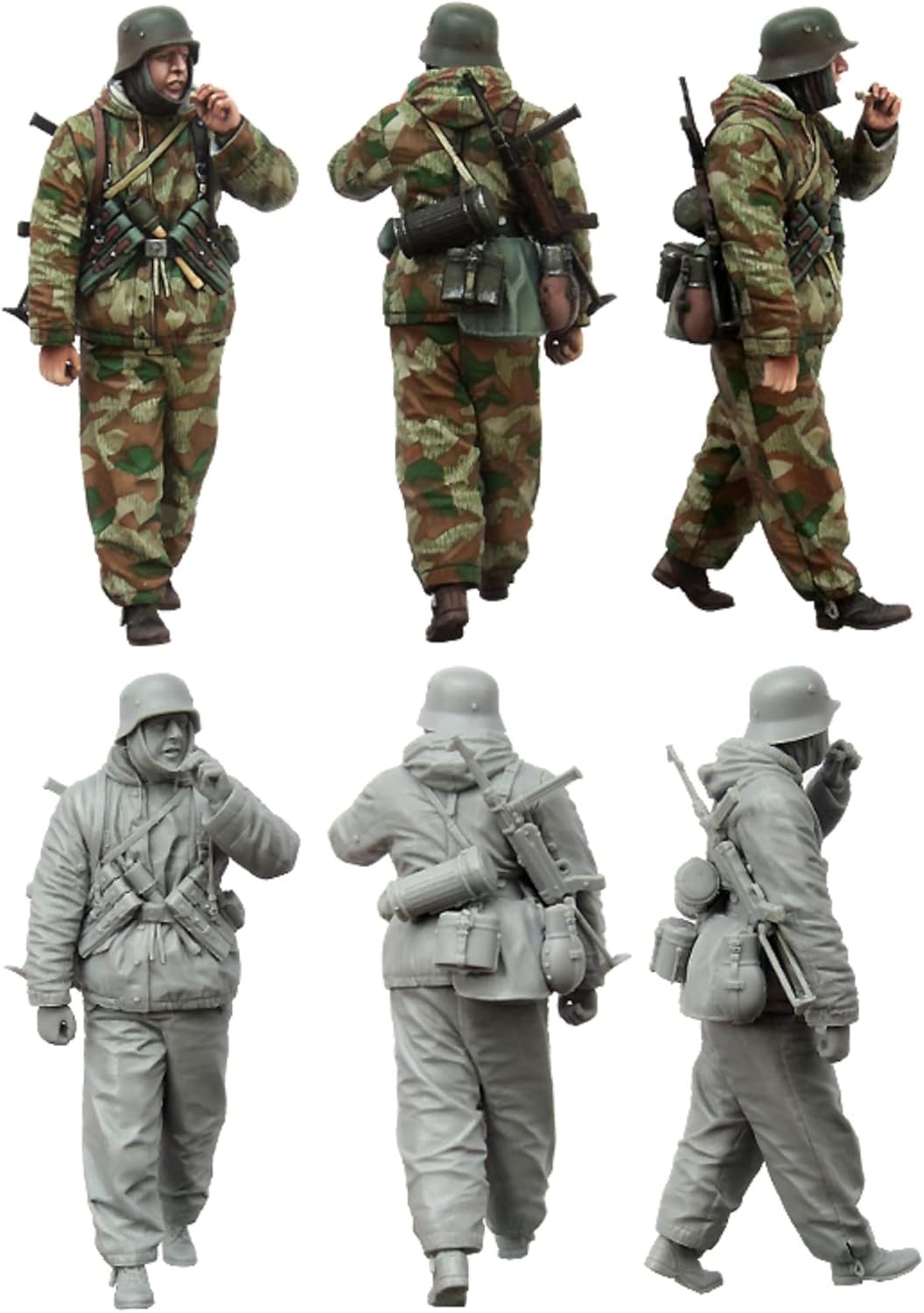 1/35 Fantasy Stalker Crew Harzmodell - Unmontiertes DIY Modellbausatz