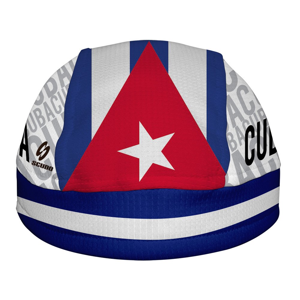 Cuba Flag ScudPro Skullcap White