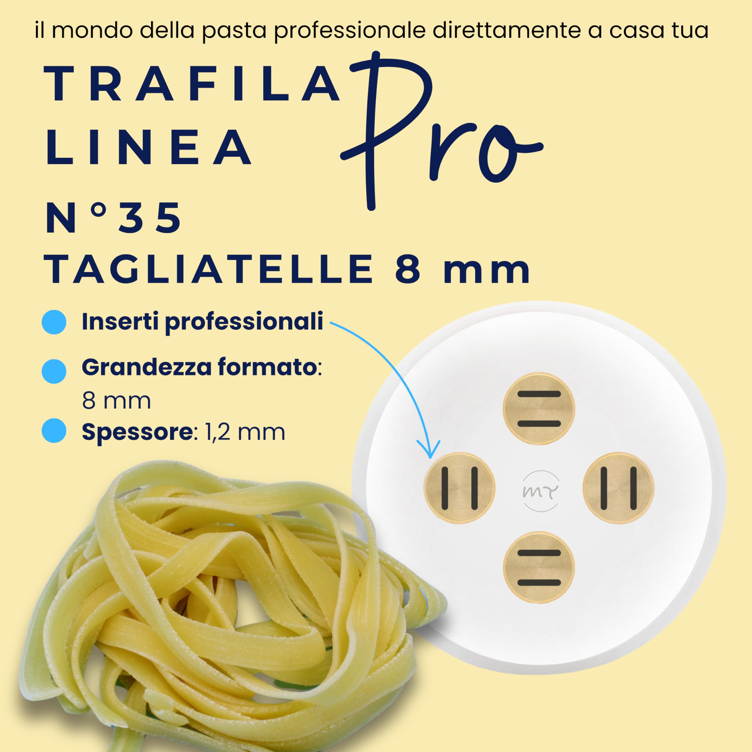 Filière en POM Italie pour Philips Pasta Maker Avance et 7000