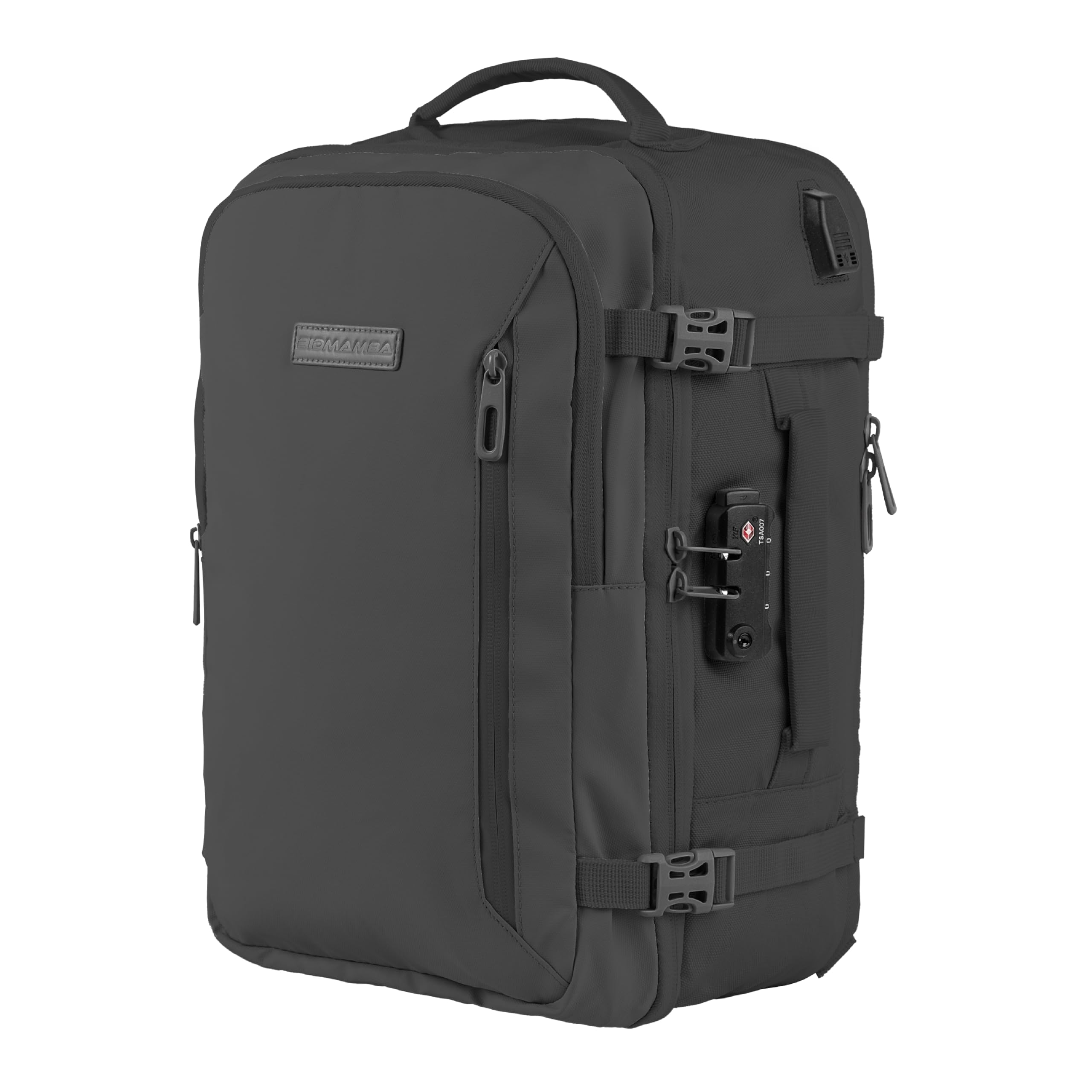 Bidmamba Unisex Carbon_ Ryanair Hand Luggage Backpack 40X20x25, Backpack Bag 20L Easyjet Low Cost Flights - Carbon