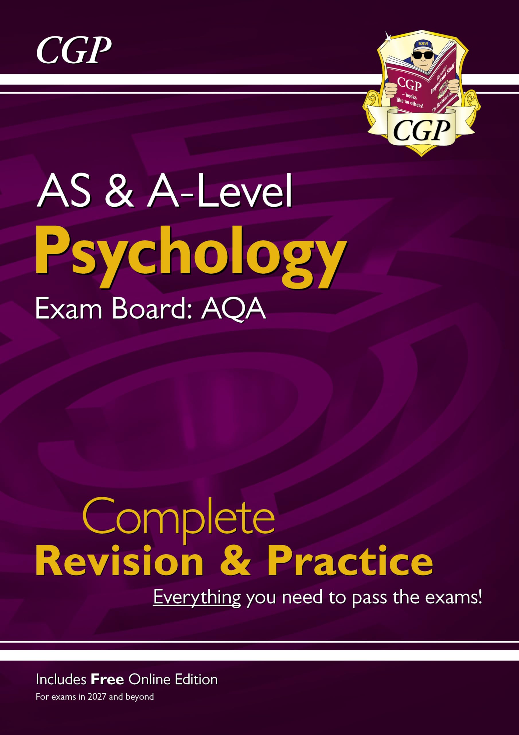 New AS&A-Level Psychology: AQA Complete Revision & Practice with Online Edition (For exams from 2027) (CGP A-Level Psychology)