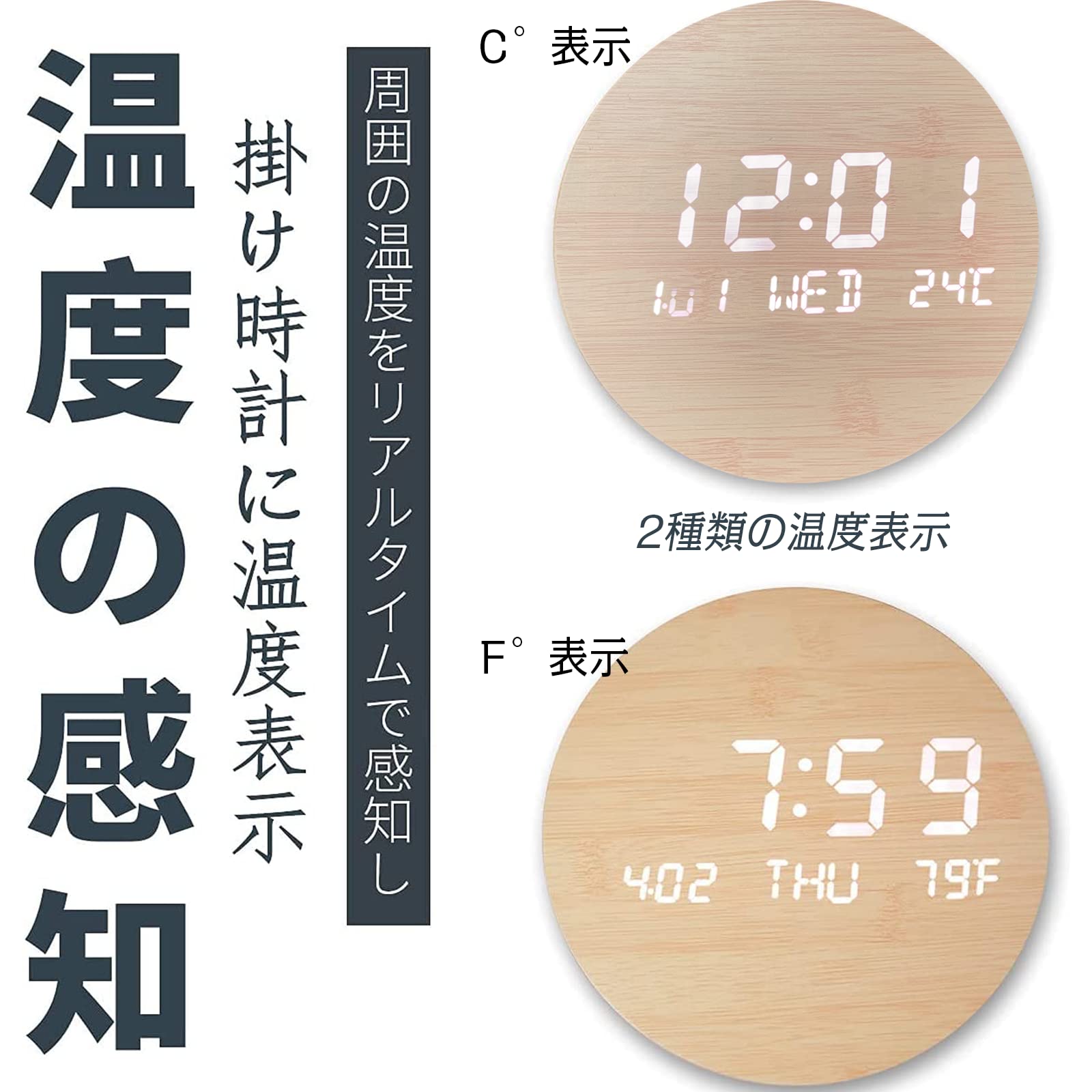デジタル壁掛け時計 無線長時間航続夜の光 LED Amazon.co.jp: 時計 無線長時間航続 壁掛け デジタル 掛け時計