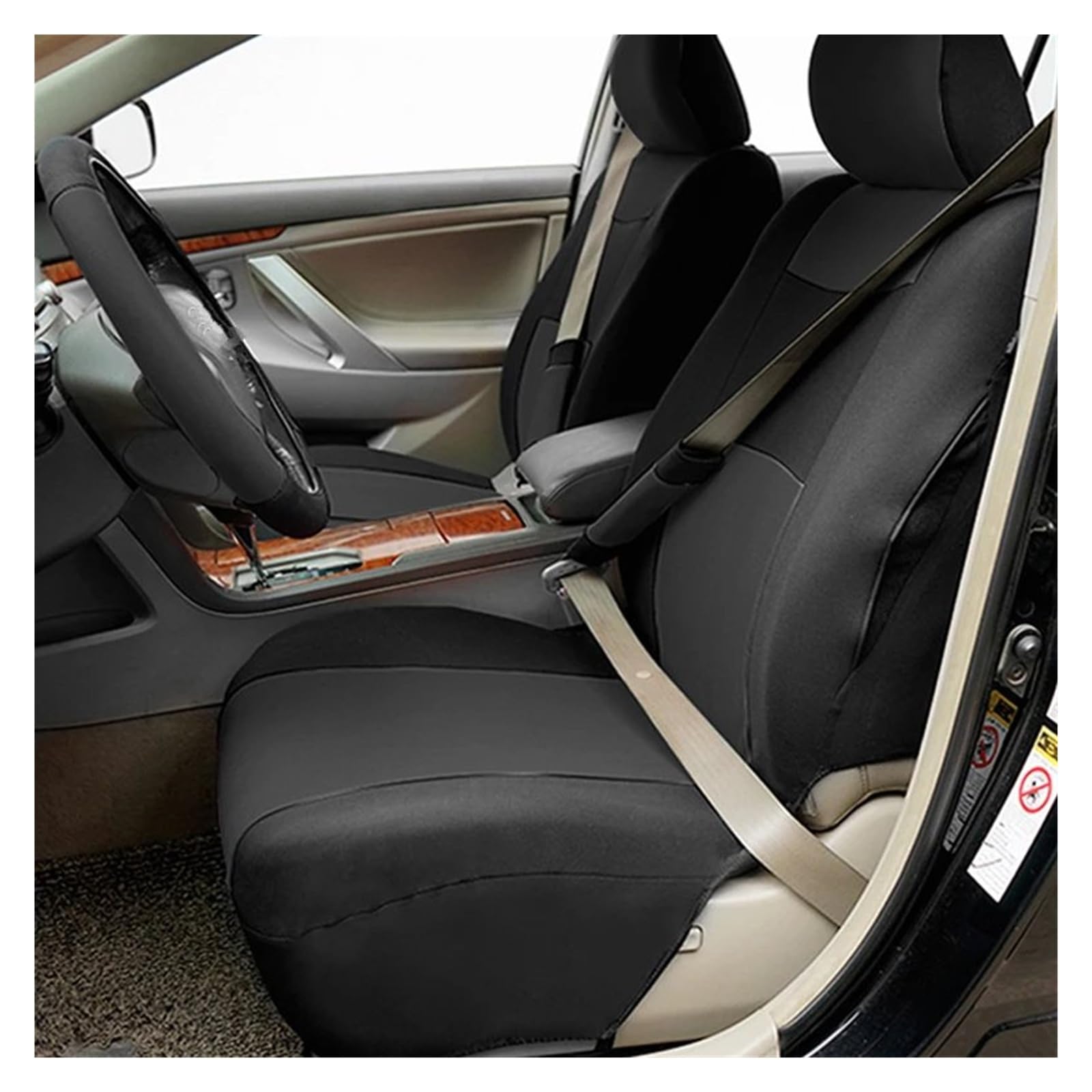 Set Copri-Sedile Coprisedili Universali Per Auto Con Coprivolante Set Di Protezioni Per Le Spalle Per La Maggior Parte Dei Camion Suv(Blu)