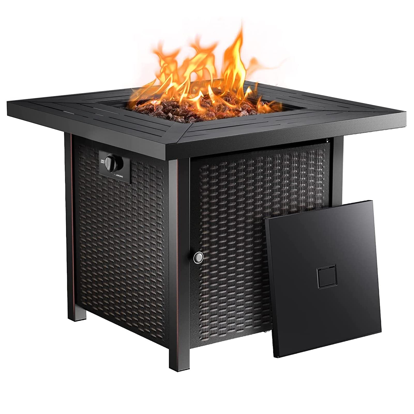 Buy Propane Fire Pit Table 29", fire Pit , 50,000 BTU AutoIgnition