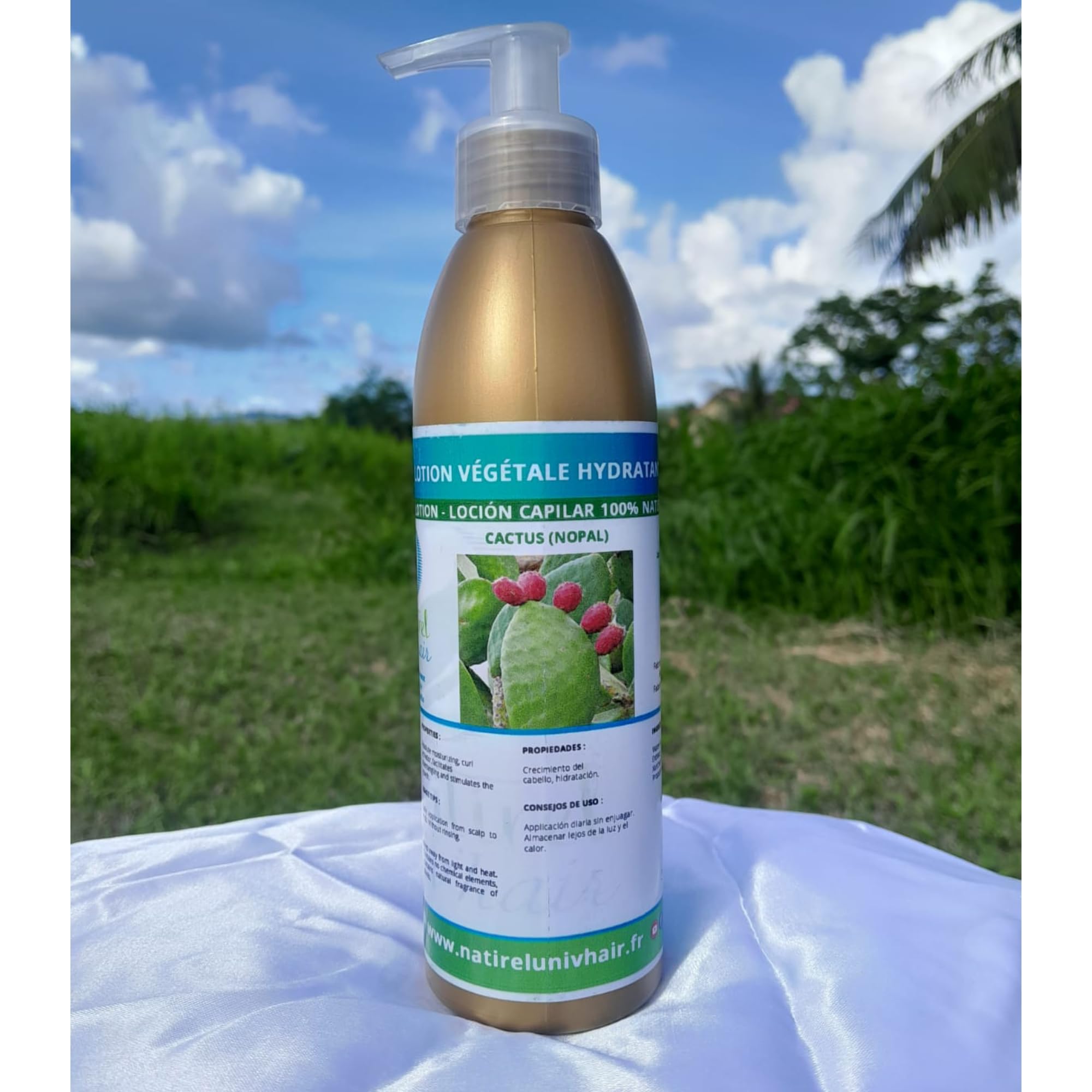100 % natürliche Lotion auf Basis von Kaktus, Haarserum, feuchtigkeitsspendend, intensive Pflege ohne Ausspülen für trockenes und geschädigtes Haar, Leave-In Styling-Produkte, Behandlungen für das