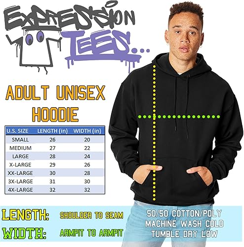 Vista 7 de Expression Tees Audrey Hepburn - Sudadera con capucha unisex para adulto