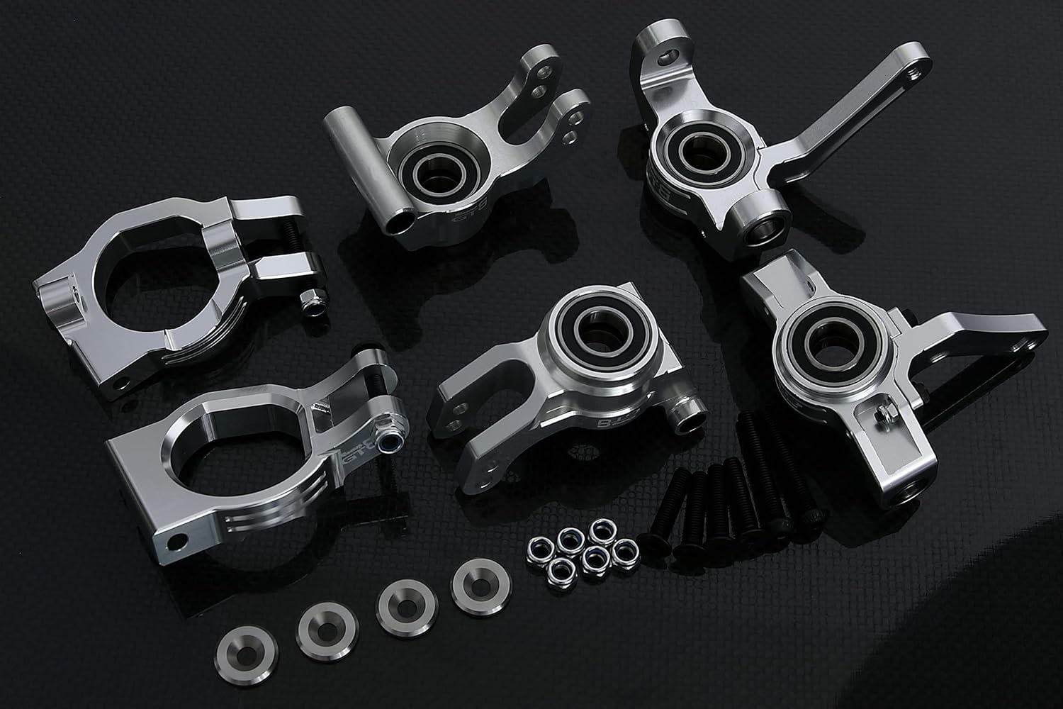 GTBracing CNC Aluminum Front Spindle Knuckle + Rear Wheel Hub Carrier + C Hub Set