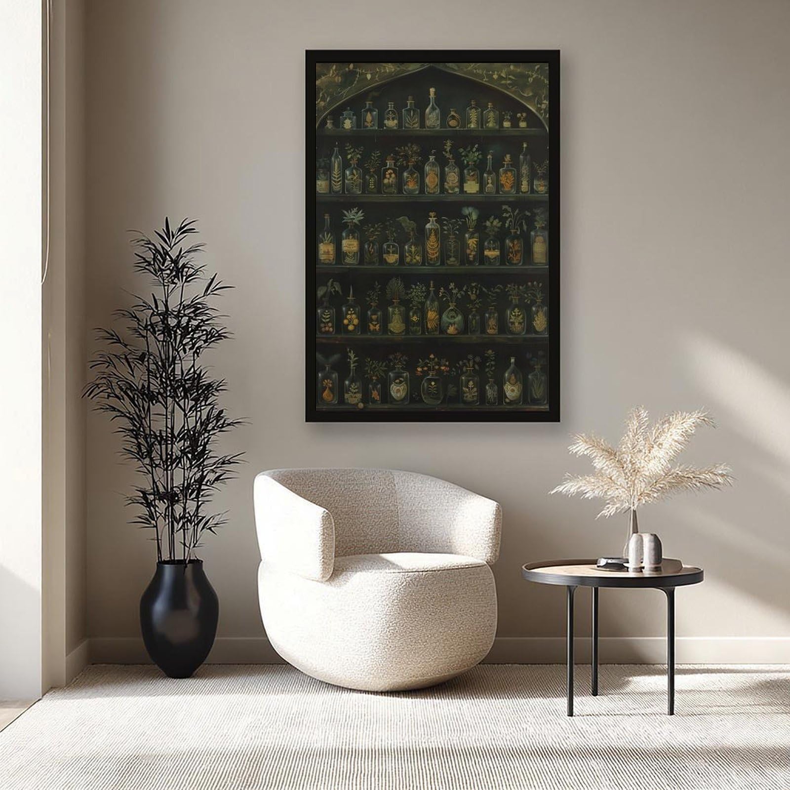 Poster sur toile représentant une potion de sorcière - Décoration de chambre à coucher, bureau, chambre - Cadeau - 30,5 x 45,7 cm (L x l)