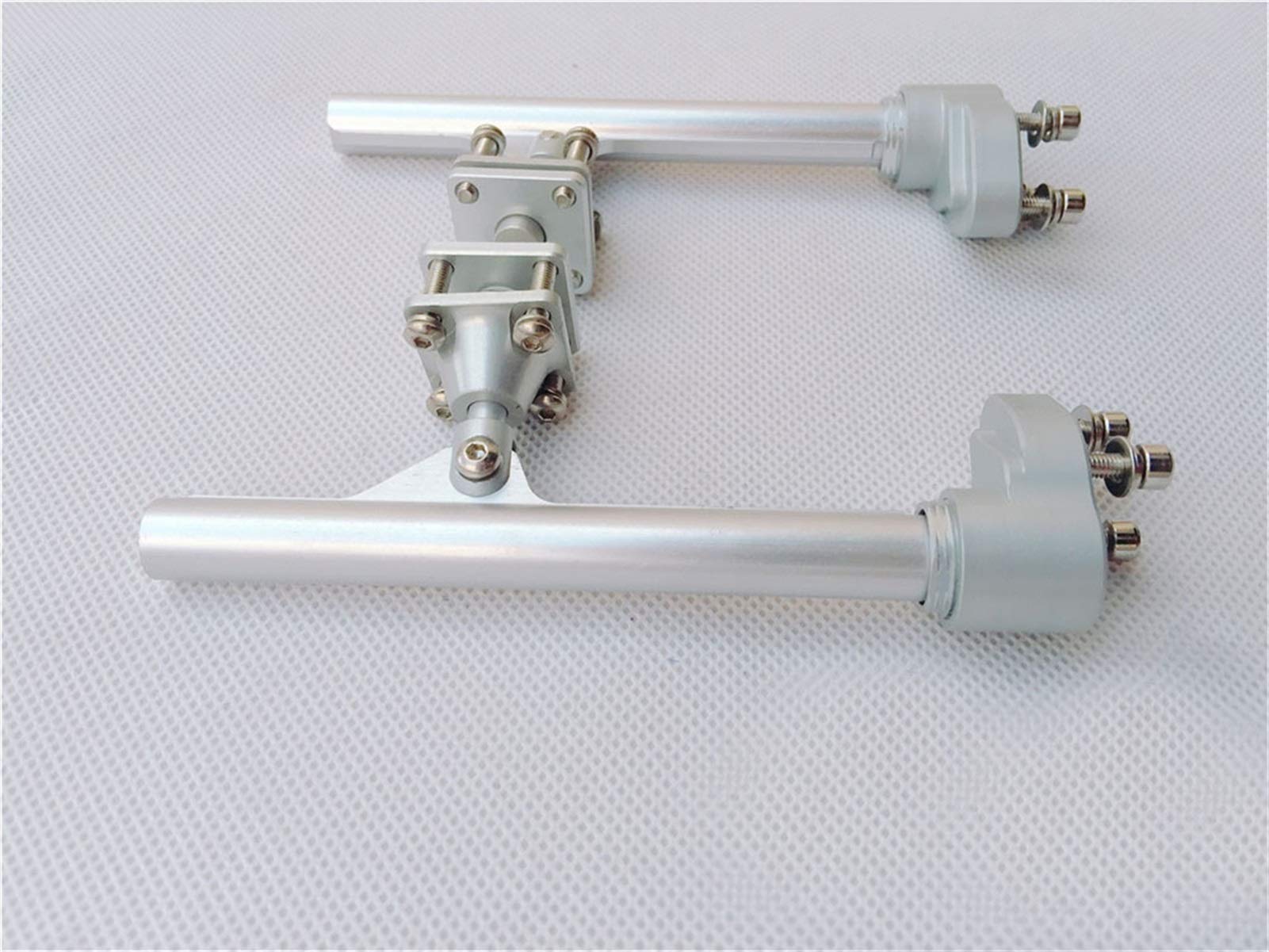 Druckerteile 4,76 mm Flexible Wellenhalterung Motorwellenbefestigung Halterung Lagerbuchse Aufhänger 110 mm Ersatzteile Geeignet für CAT Bootsmodell Ersatzteile (Farbe: 2 Stück Schwarz)