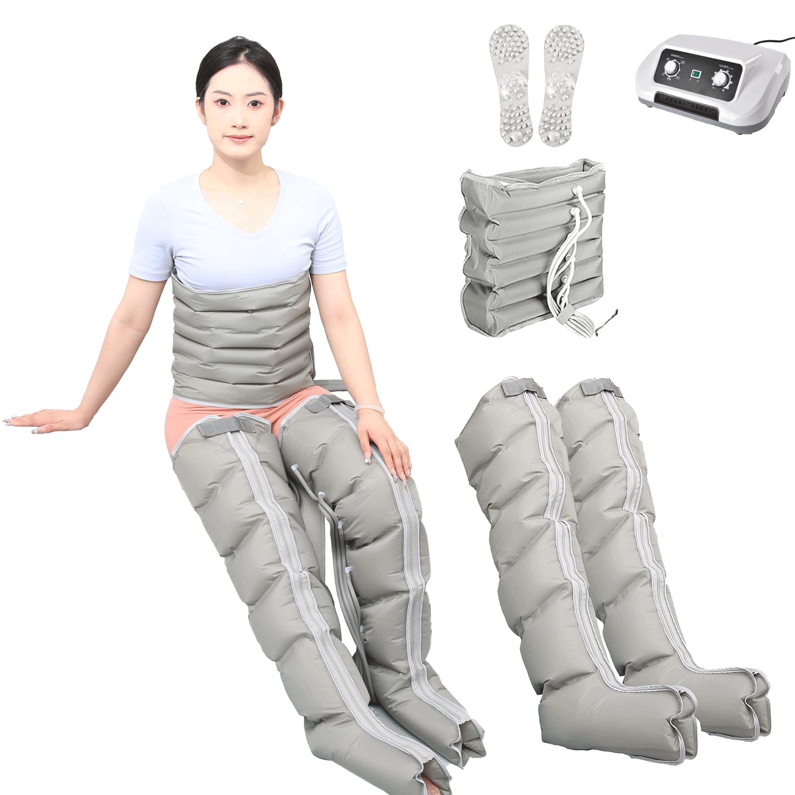 SXSLTSA Leg Massager for Lipedema, Leg Compression Machine, Compression Boots for Legs, Lymphatic Drainage Machine, Leg Circulation Stimulator