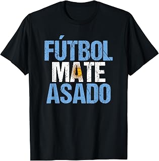 Fútbol Mate Asado Argentine Slang Argentina T-Shirt